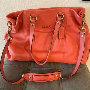 Coach Leather Handbag - Hardly Used!